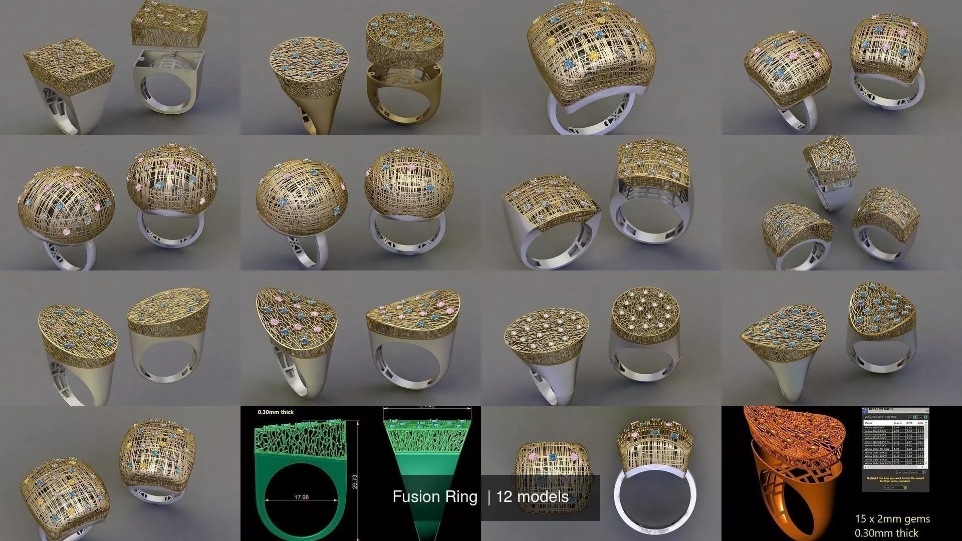 Fusion Ring  3D Model Collection_0