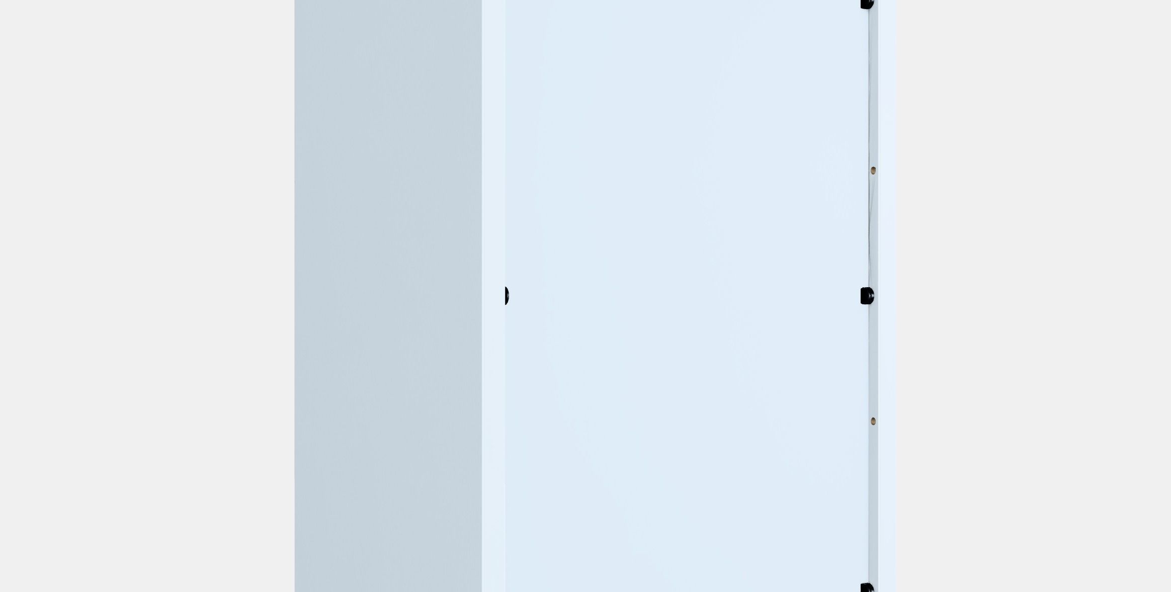 EKET Cabinet w door and 1 shelf Low-poly 3D model_4