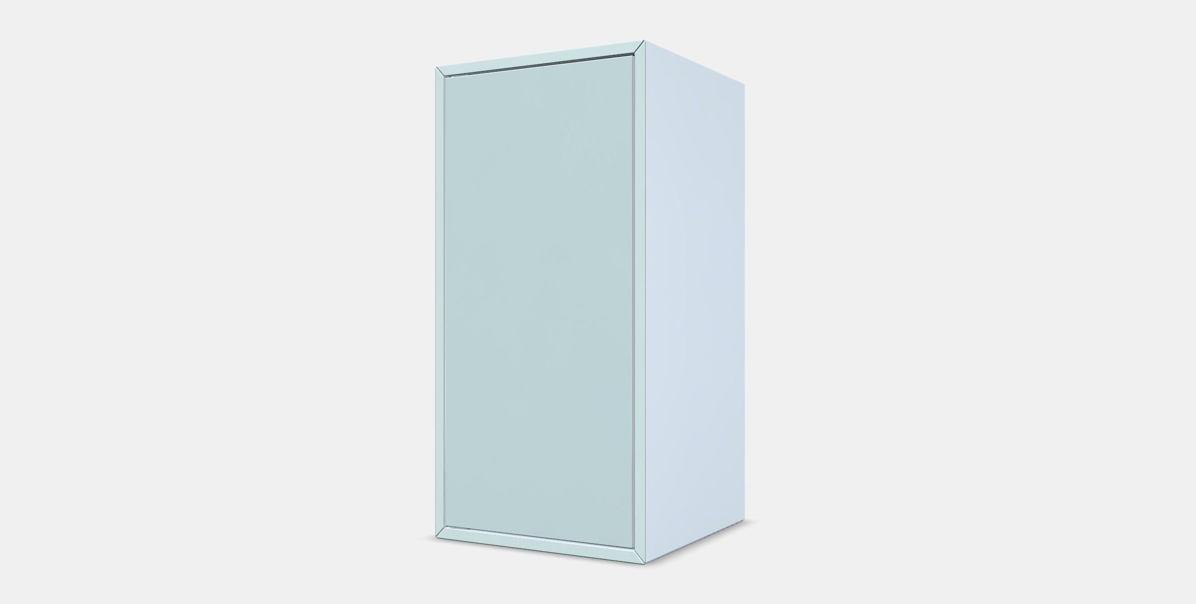 EKET Cabinet w door and 1 shelf Low-poly 3D model_12