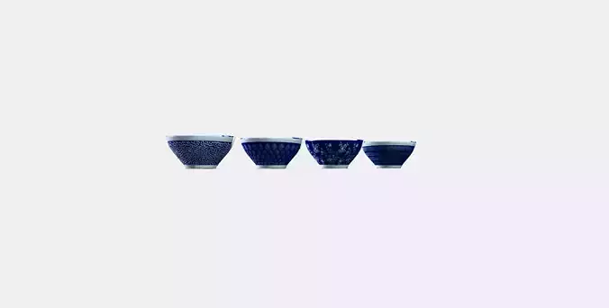 ENTUSIASM Bowl Low-poly 3D model