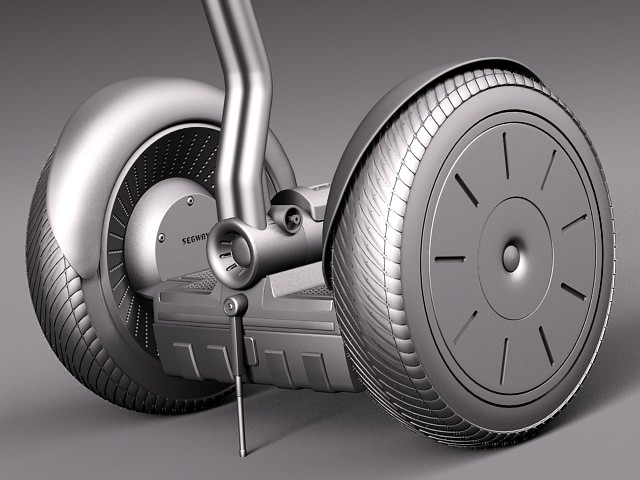 Segway I2 3D model_9