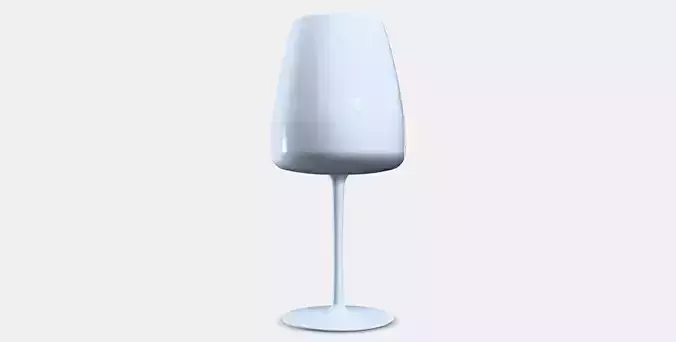 DYRGRIP Red wine glass Low-poly 3D model