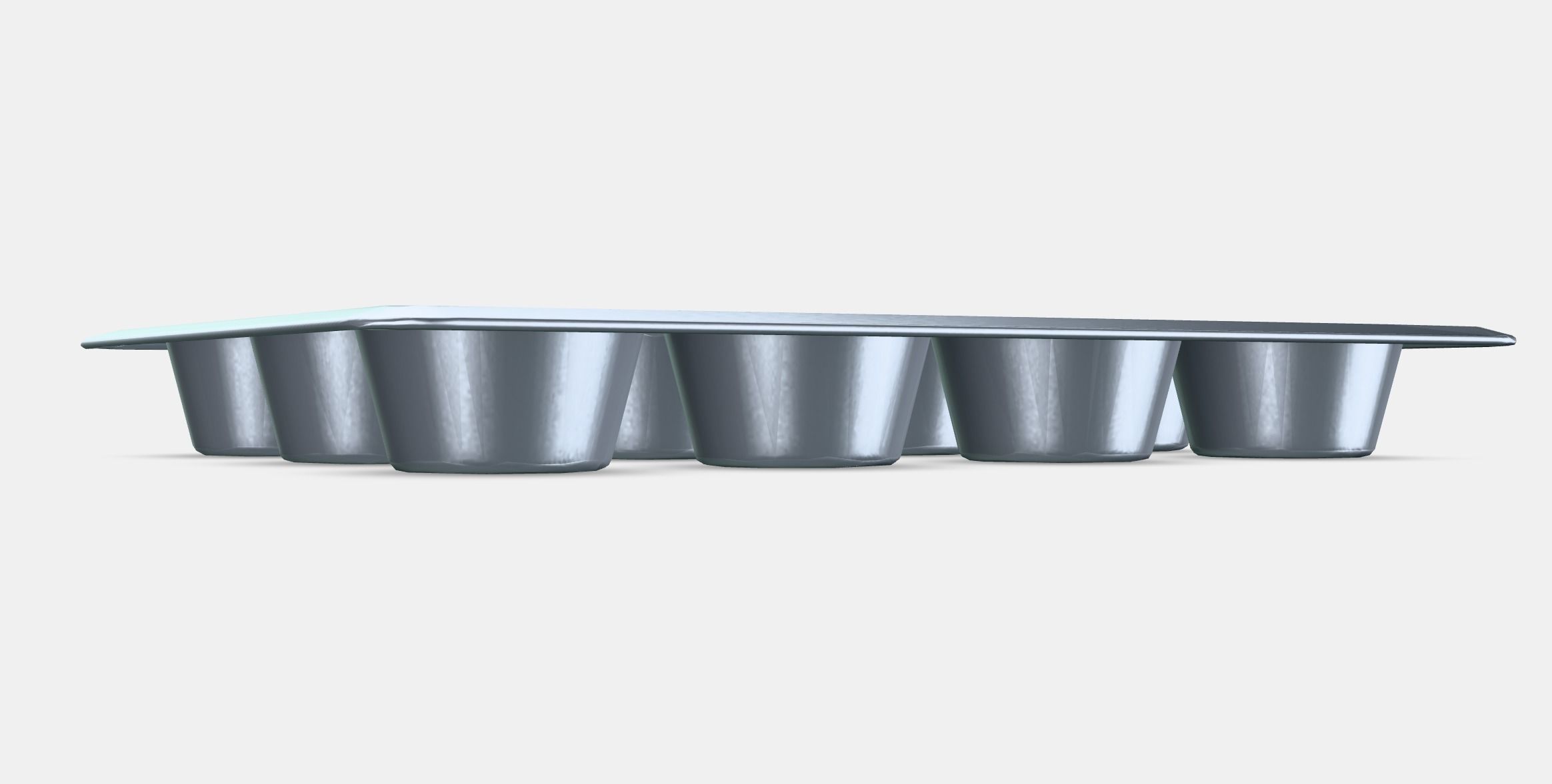 VARDAGEN Muffin tin Low-poly 3D model_2