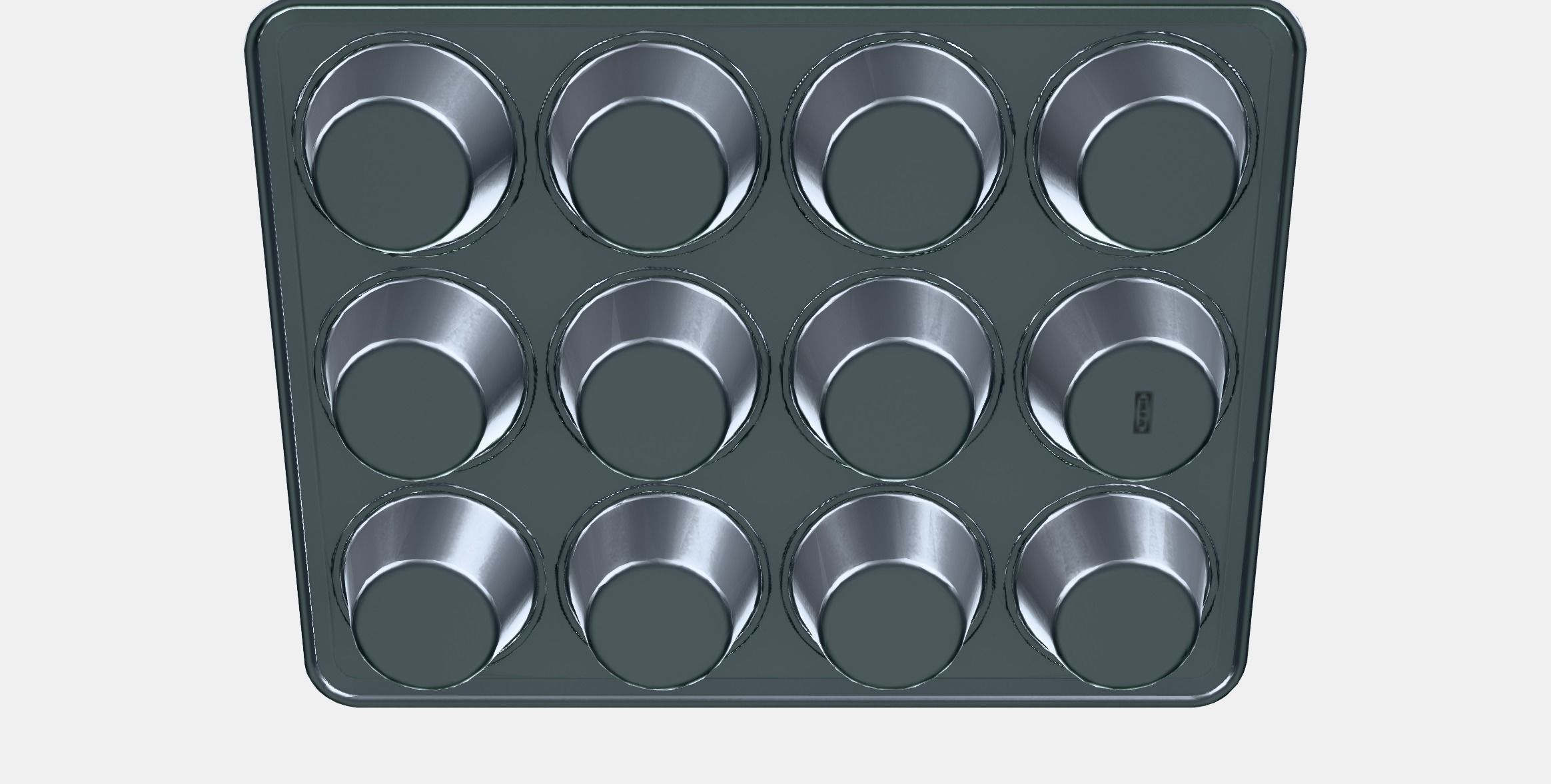 VARDAGEN Muffin tin Low-poly 3D model_7