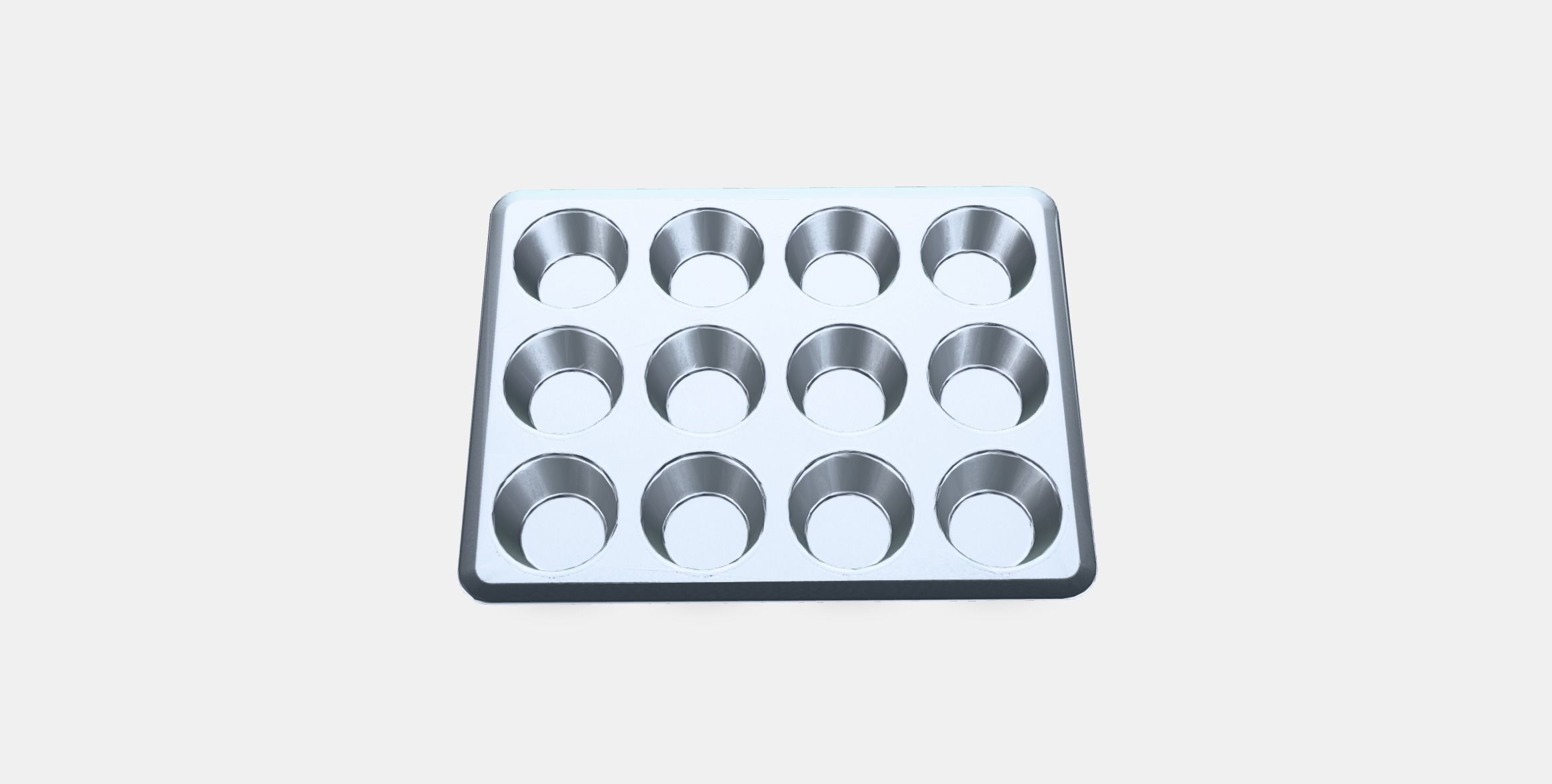 VARDAGEN Muffin tin Low-poly 3D model_6