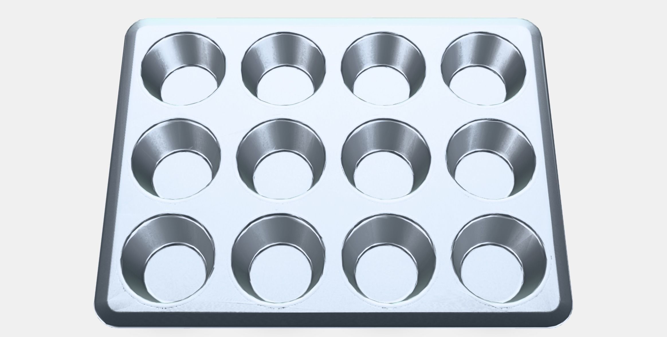 VARDAGEN Muffin tin Low-poly 3D model_4
