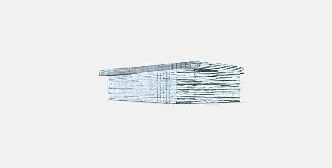 VERKLIGHET Paper napkin Low-poly 3D model