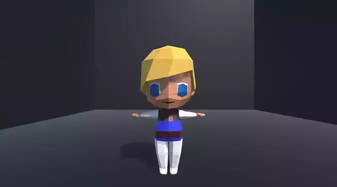 Low Poly Child