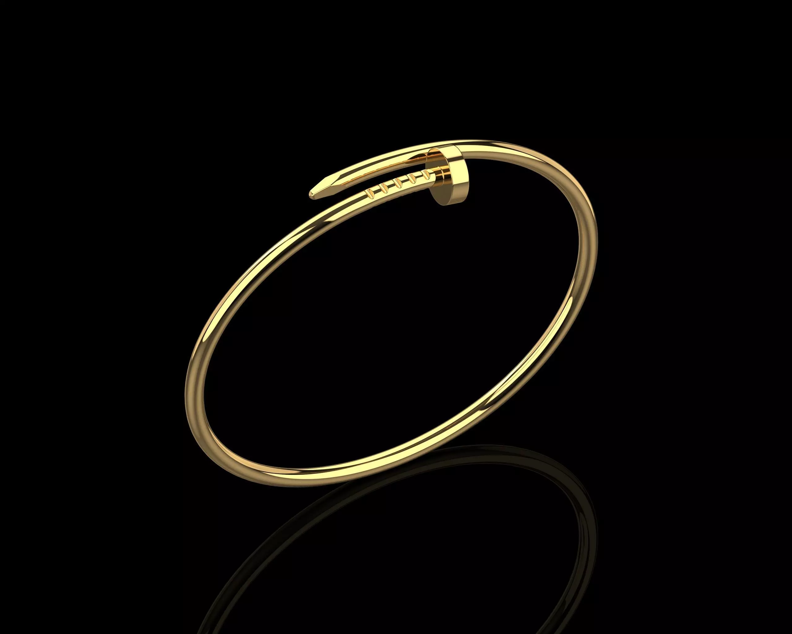 Juste un clou Bracelet 15 Size Small Version N186 3D print model_0