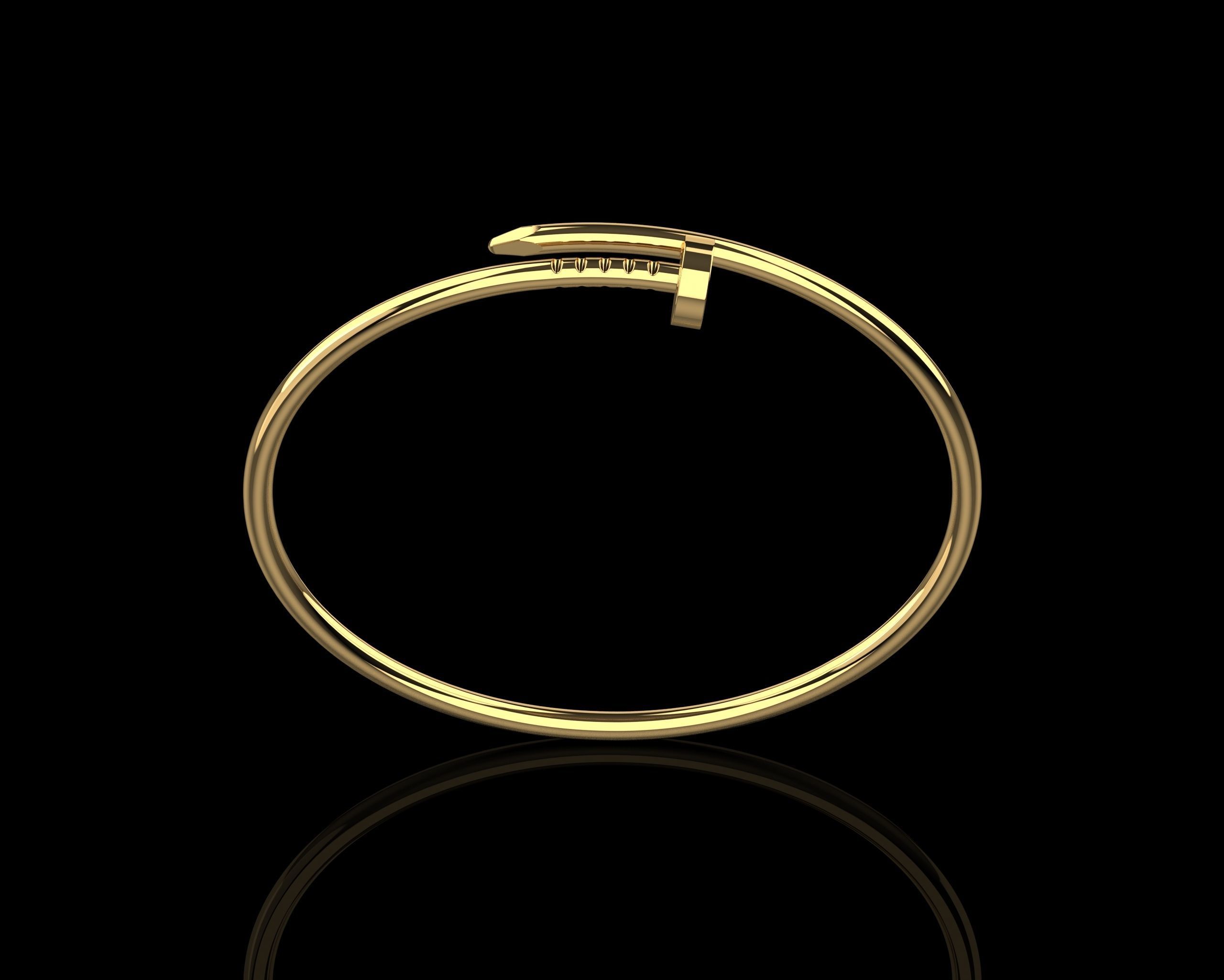 Juste un clou Bracelet 17 Size Small Version N188 3D print model_1