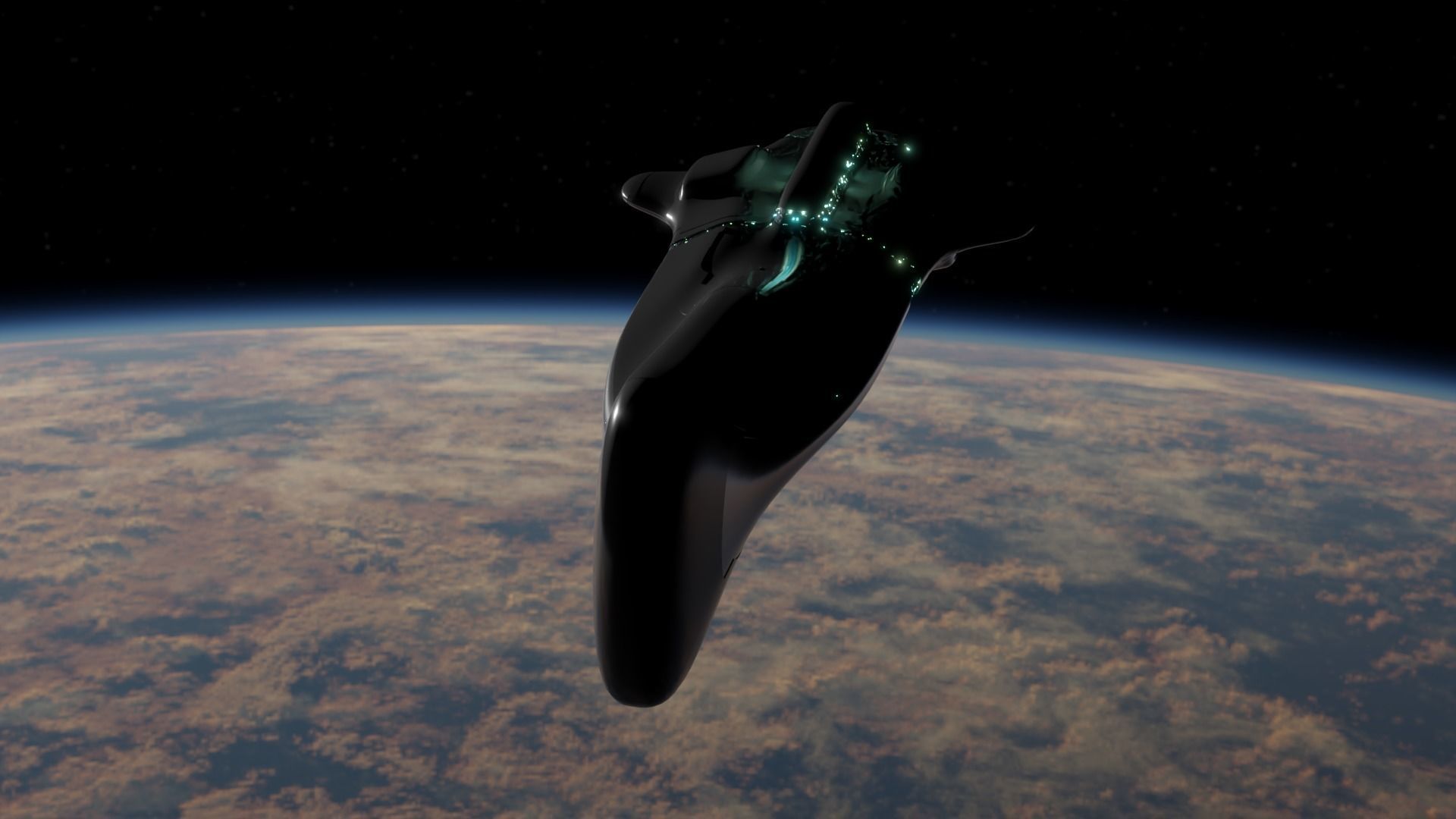 Mothership - Capitalship 3D model_1