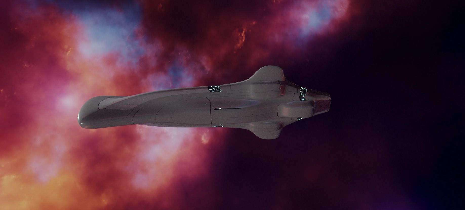 Mothership - Capitalship 3D model_16