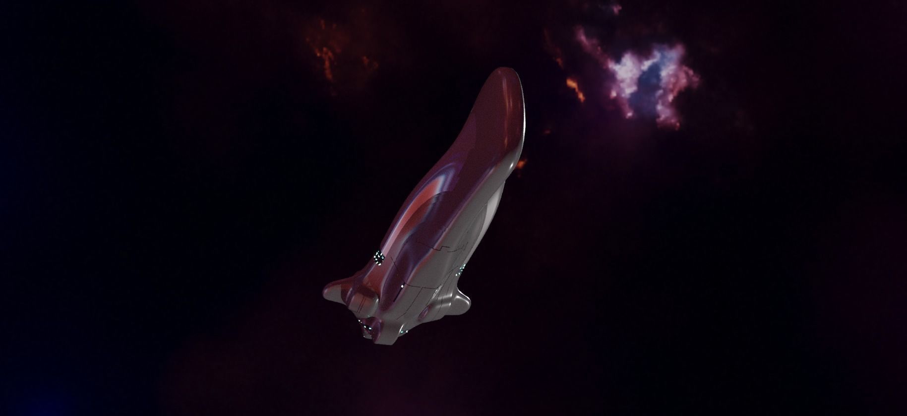 Mothership - Capitalship 3D model_6