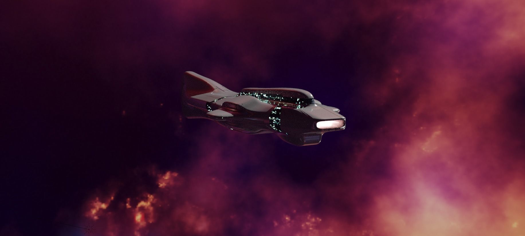 Mothership - Capitalship 3D model_5