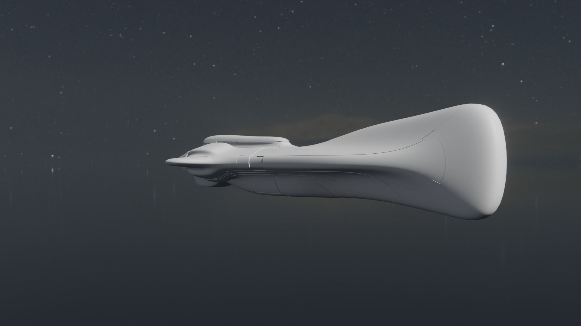 Mothership - Capitalship 3D model_34