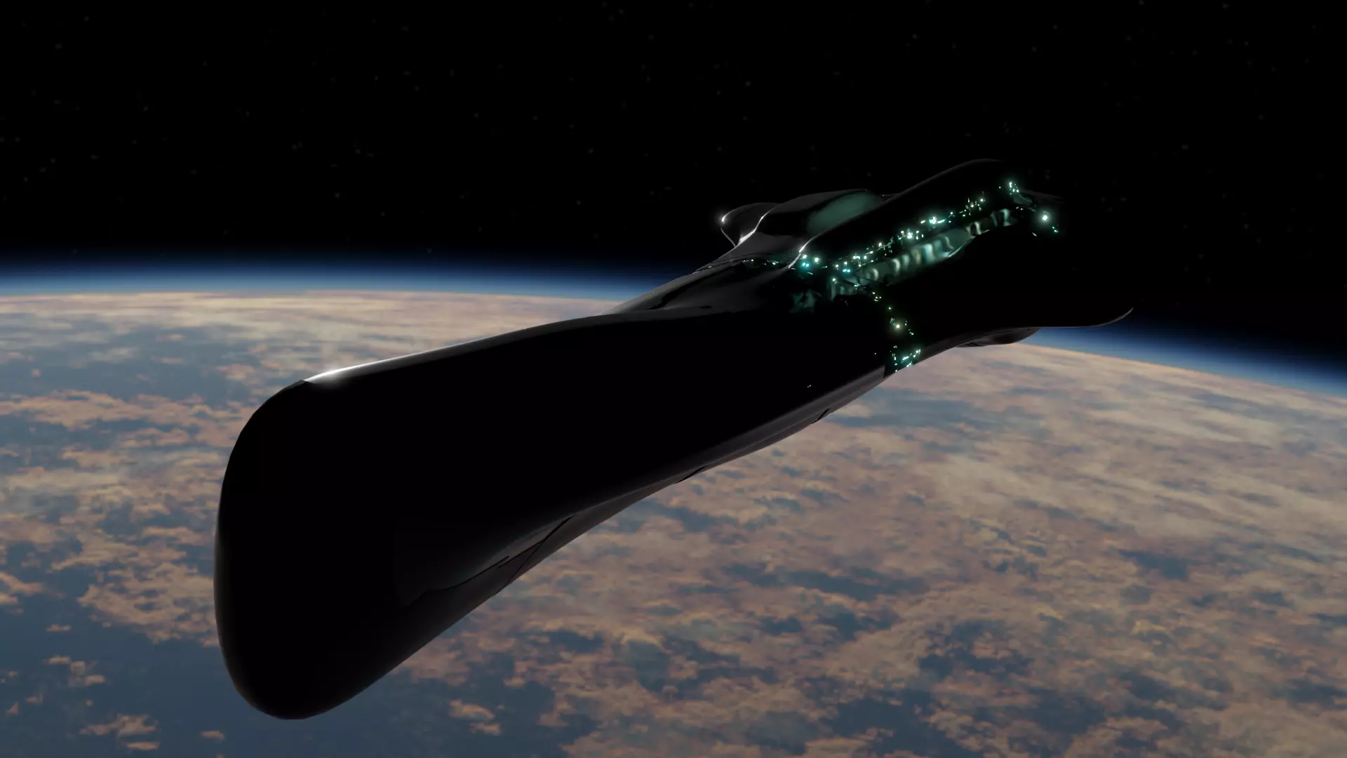 Mothership - Capitalship 3D model_0