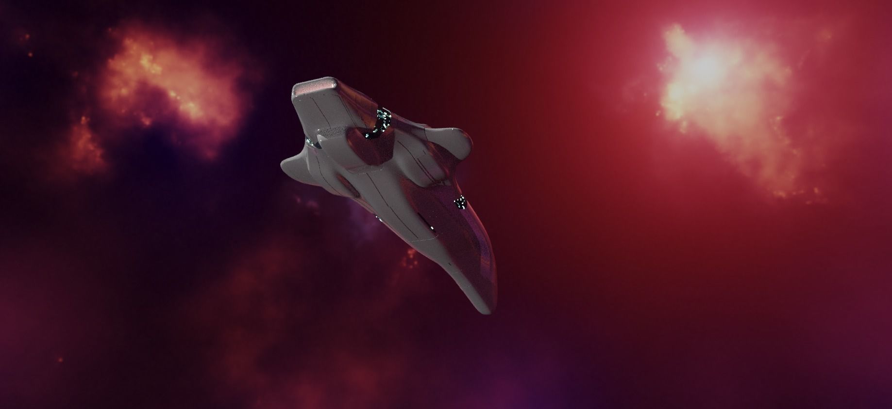 Mothership - Capitalship 3D model_9