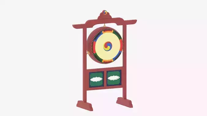 Korean Traditional Drum Buk Jwa-Go