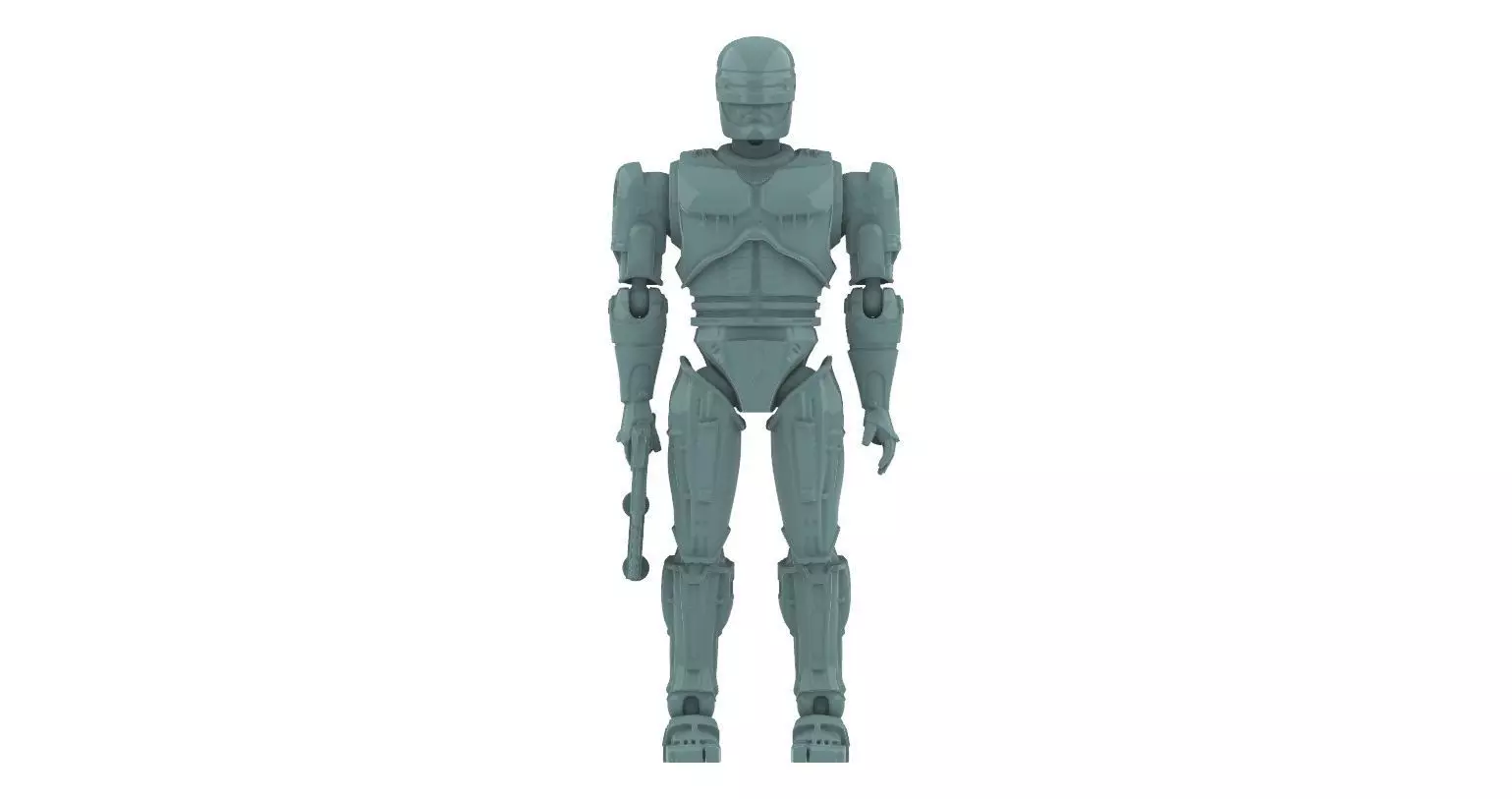 Robocop - ARTICULATED POSEABLE ACTION FIGURE 100mm 3D print model