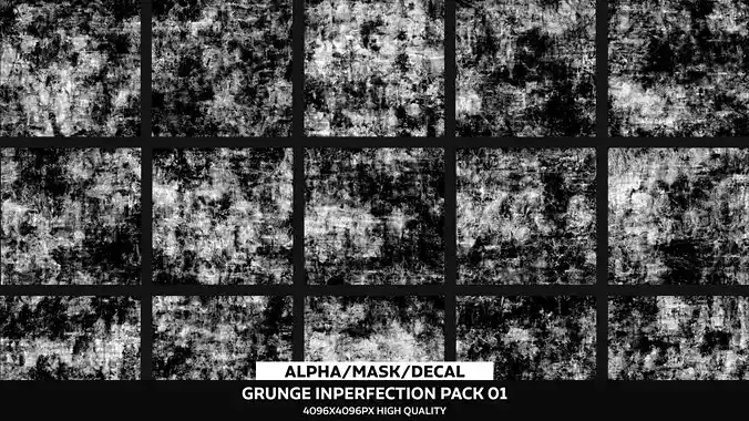 Grunge Mask Pack 01