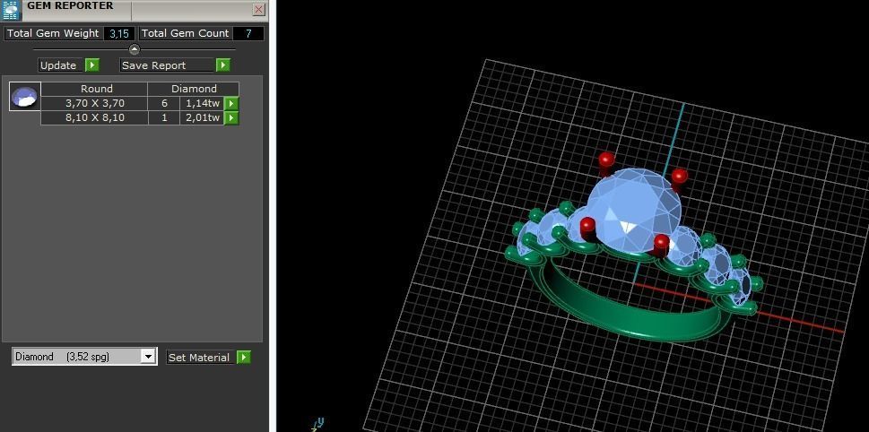 Rings Model 5586 3D print model_7