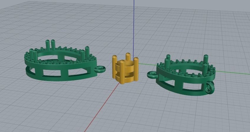 Pendant pear Model 5582 3D print model_3