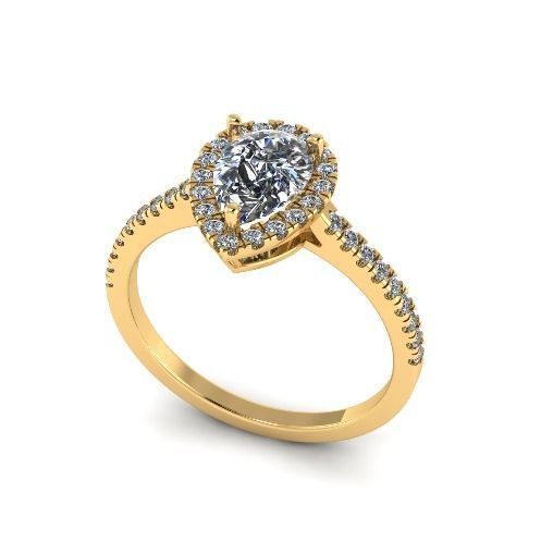 Ring pear Model 5581 3D print model_1