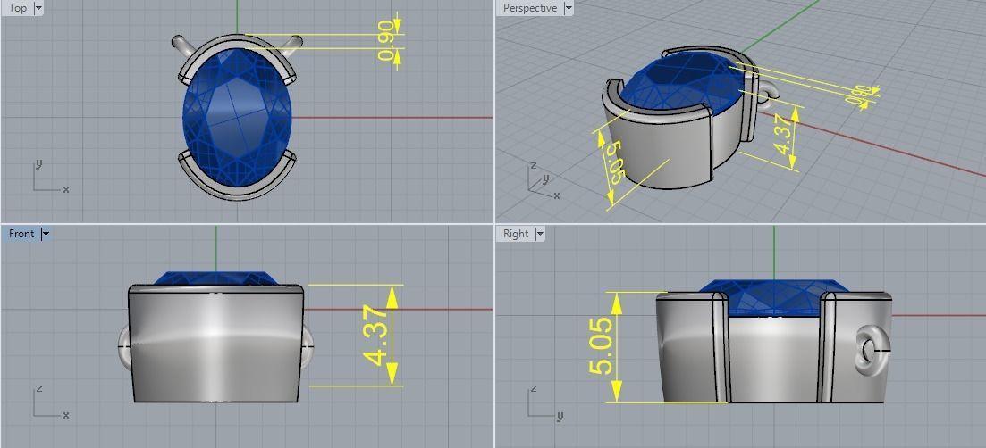 Pendant Model 5567 3D print model_5