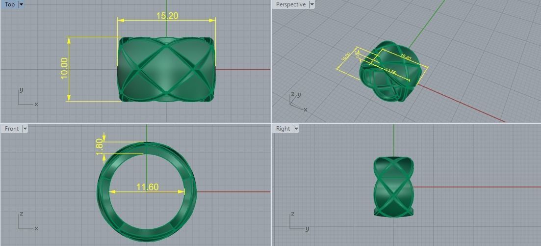 Ring Model 5563 3D print model_6