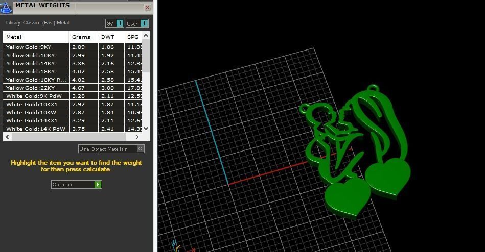 Pendant with hearts Model 5556 3D print model_7