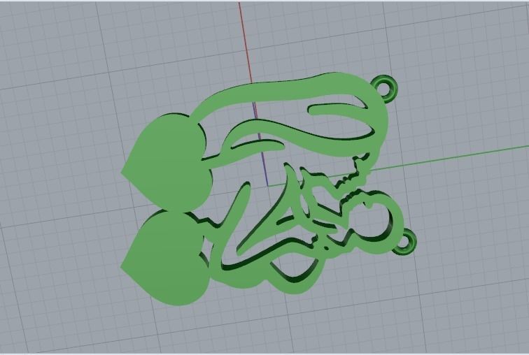 Pendant with hearts Model 5556 3D print model_5