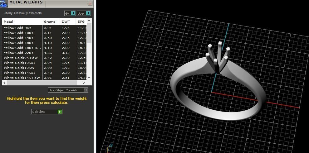 Solitaire ring Model 5550 3D print model_6
