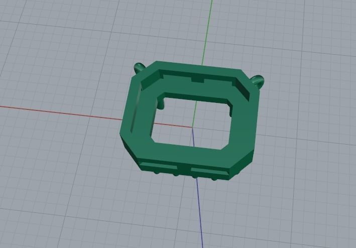 Emerald pendant Model 5548 3D print model_4