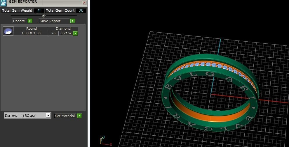 Ring Model 5543 3D print model_7