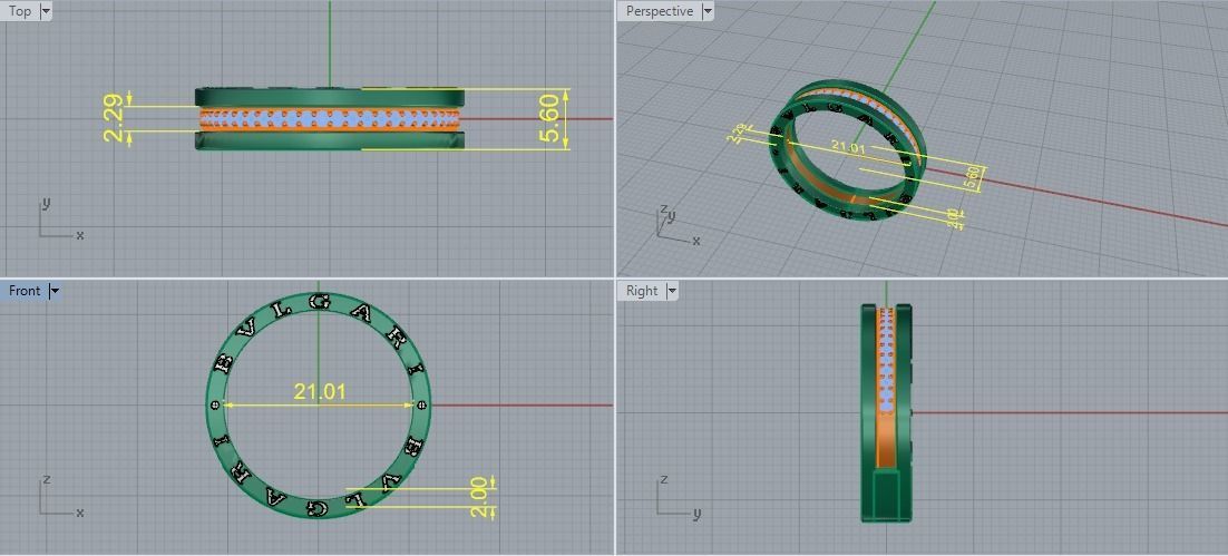 Ring Model 5543 3D print model_5