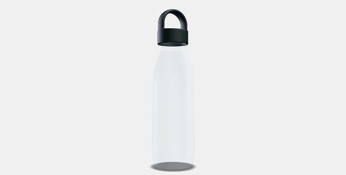 IKEA 365 Water bottle Low-poly 3D model