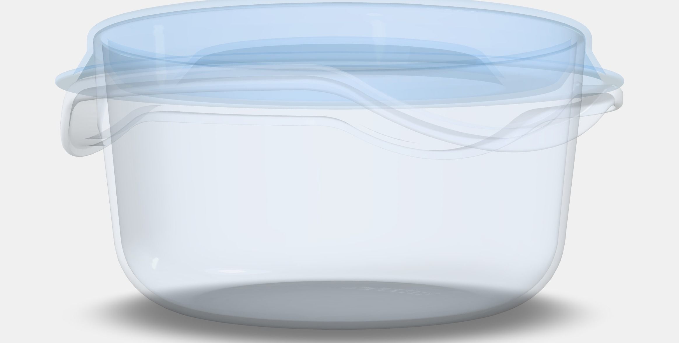 PRUTA Food container Low-poly 3D model_5