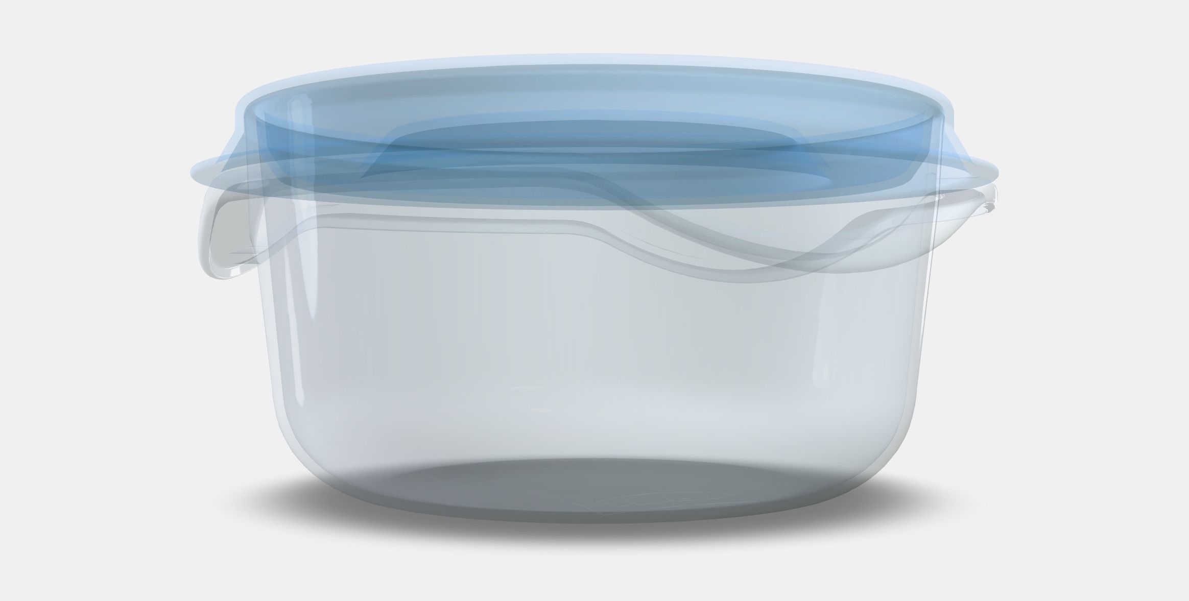 PRUTA Food container Low-poly 3D model_10