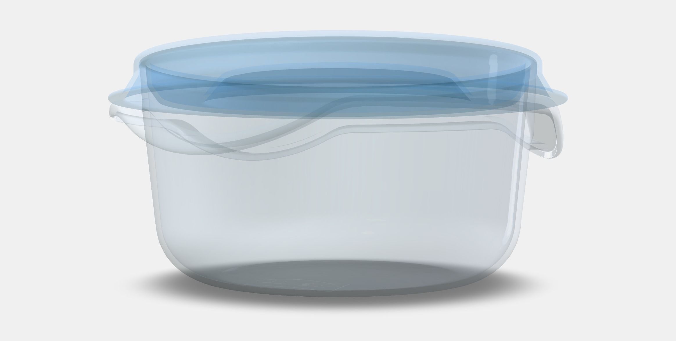 PRUTA Food container Low-poly 3D model_13