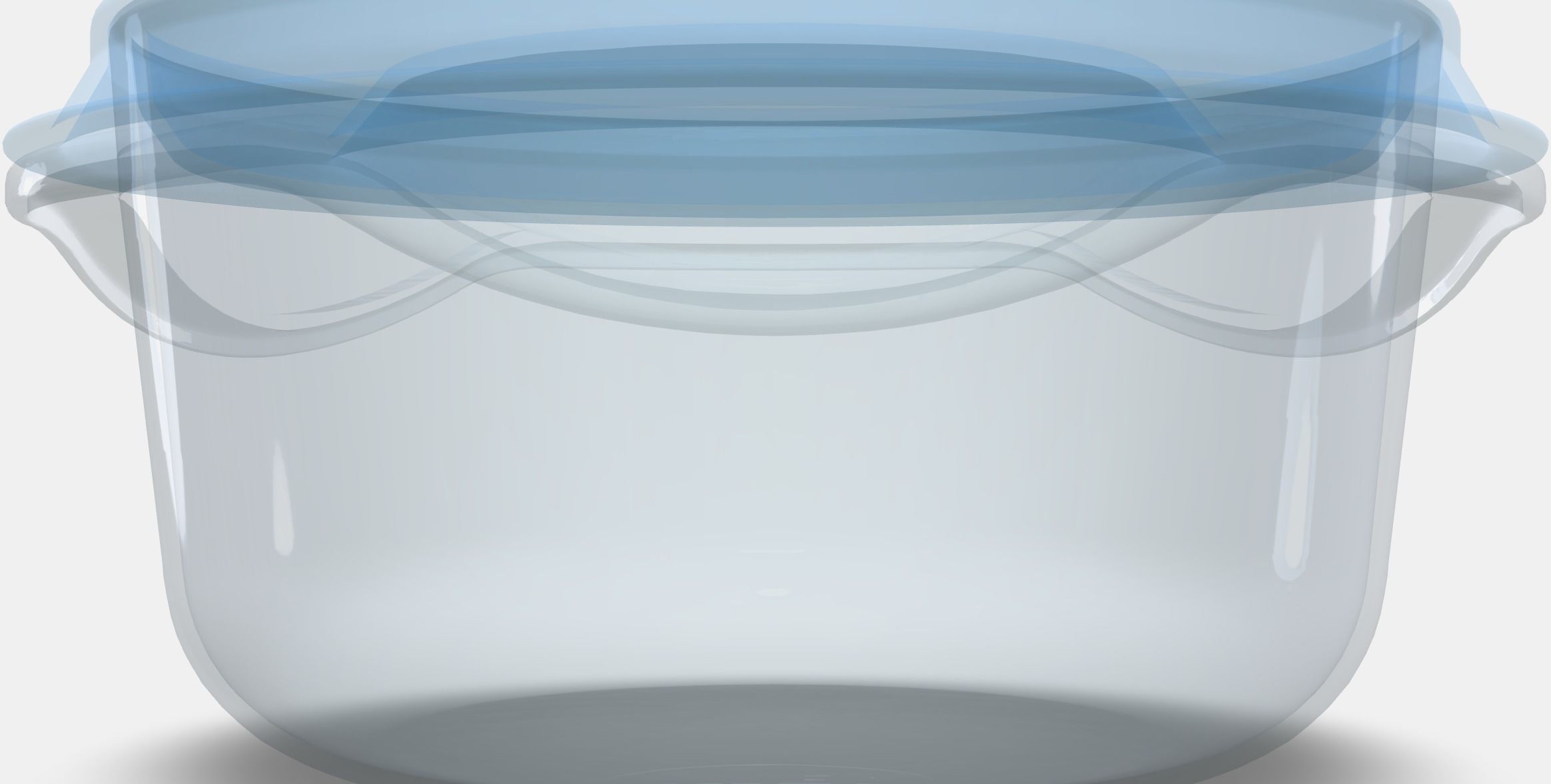 PRUTA Food container Low-poly 3D model_12