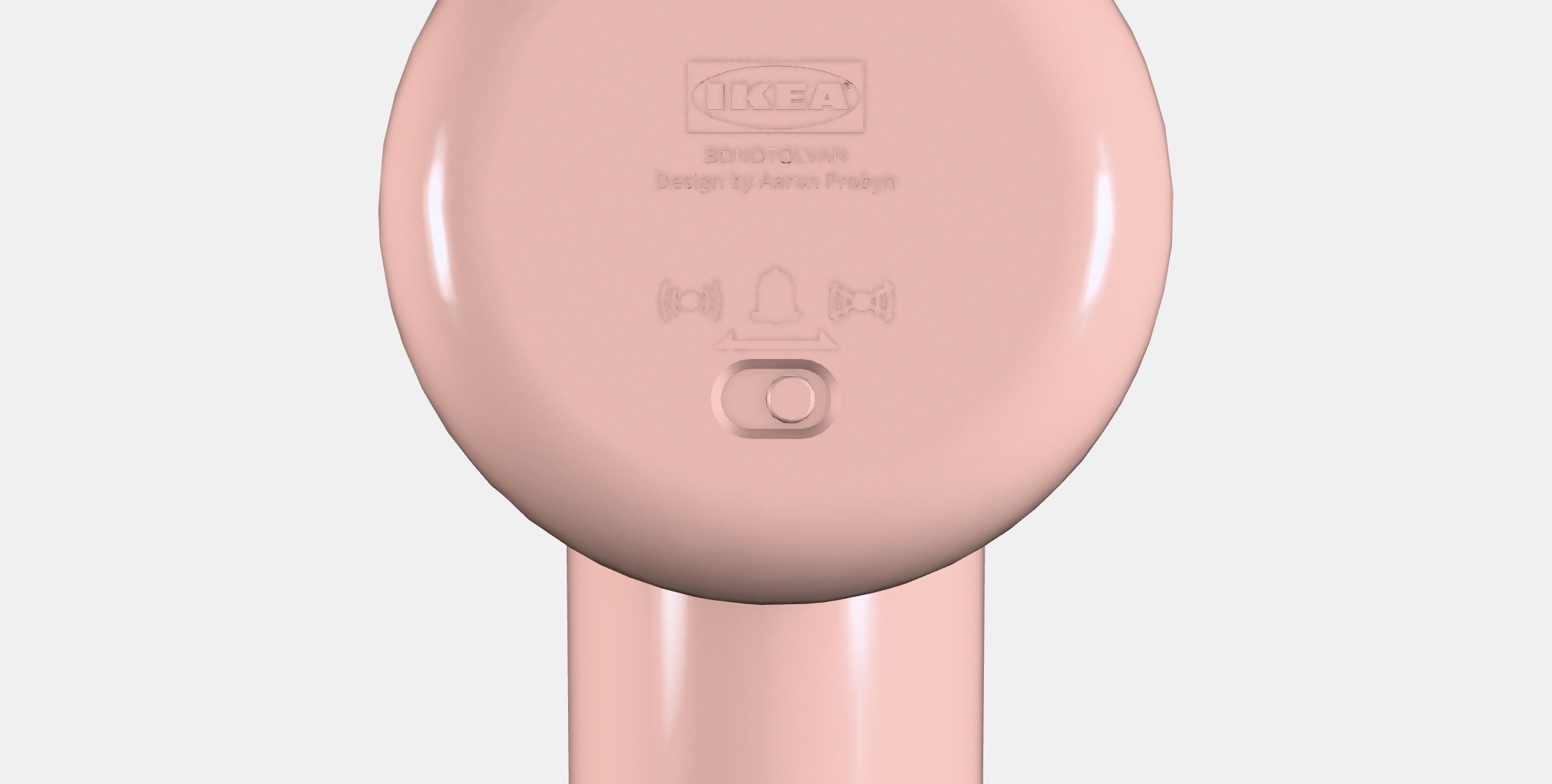 BONDTOLVAN Alarm clock Low-poly 3D model_15