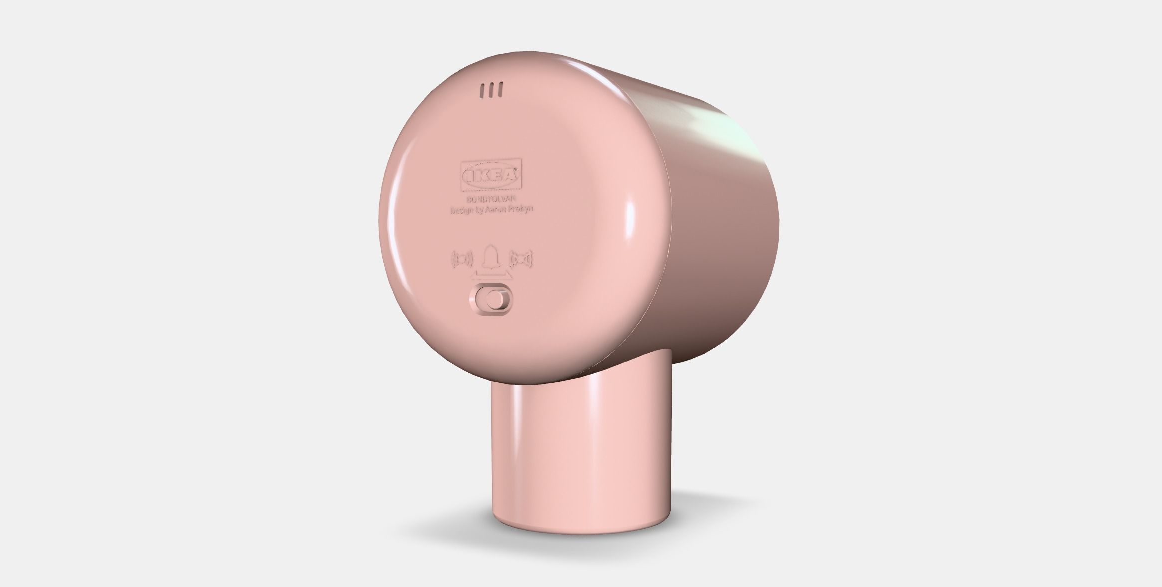 BONDTOLVAN Alarm clock Low-poly 3D model_5