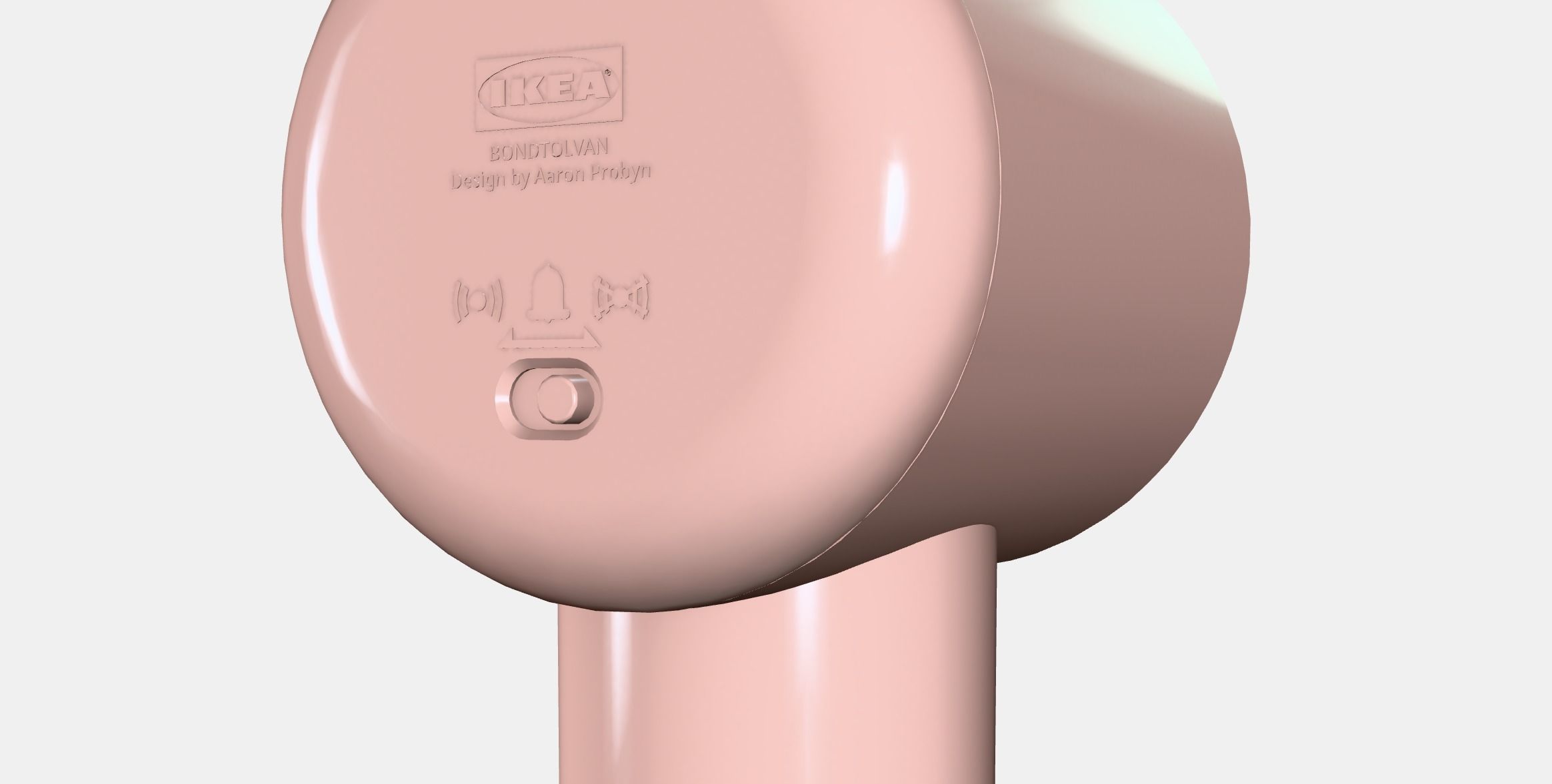 BONDTOLVAN Alarm clock Low-poly 3D model_6