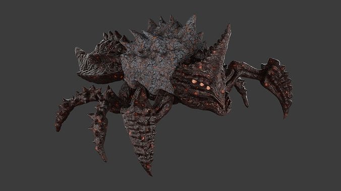 magma beetle 3D model