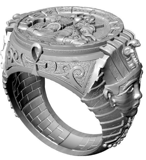 ANILLO ANUBIS 3D print model_2