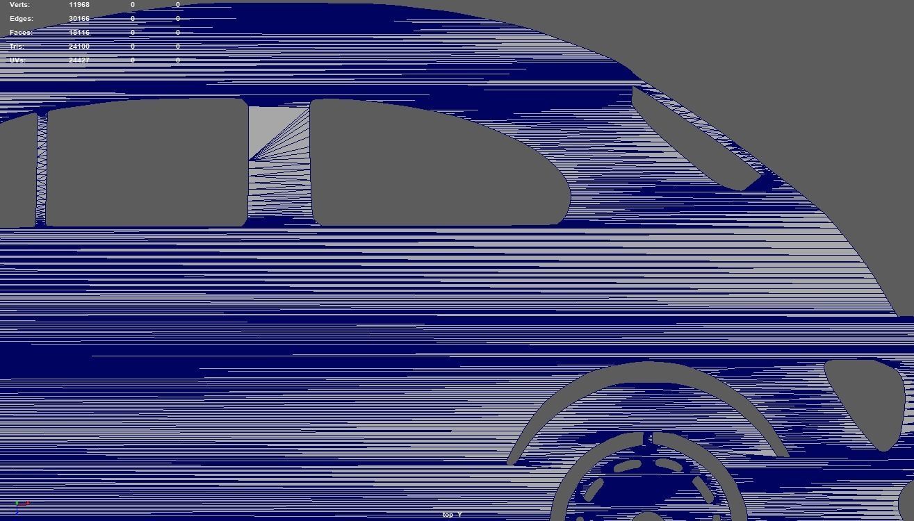 Volkswagen Beetle 1300 1965 Key Ring 3D print model_9