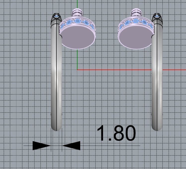 Earring  juste un Clou 3D print model_4