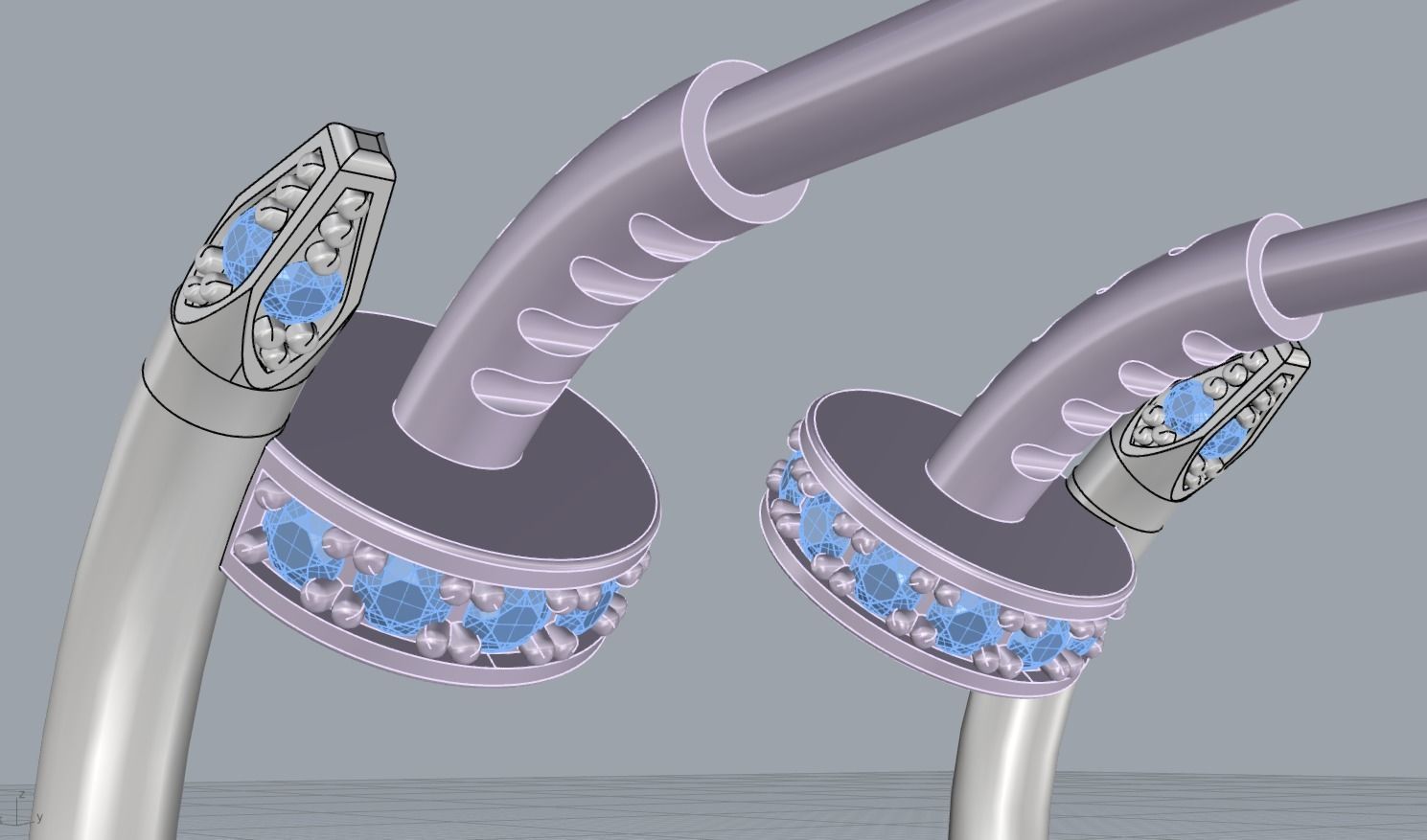 Earring  juste un Clou 3D print model_7