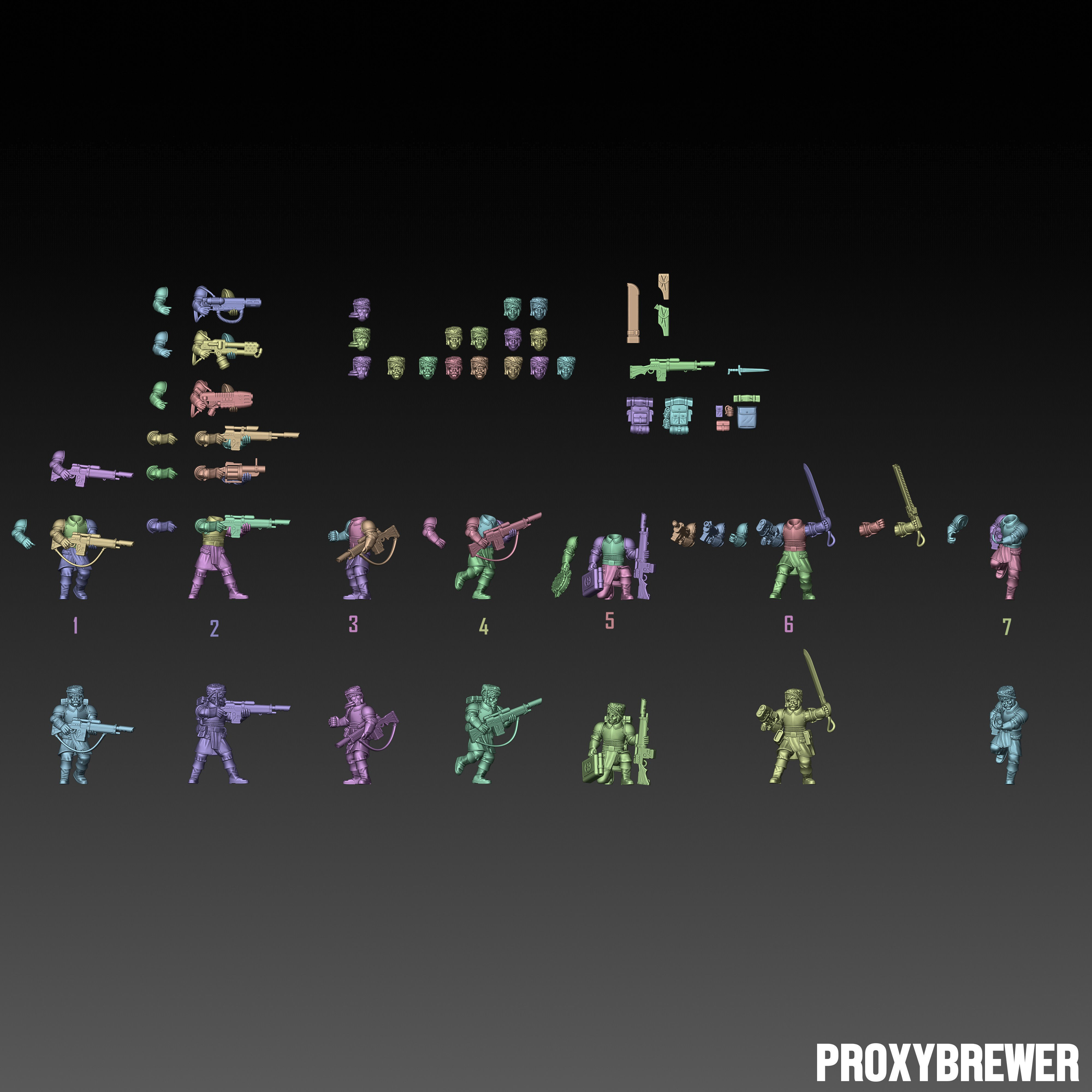 Krylovian Descendants 3D print model_6