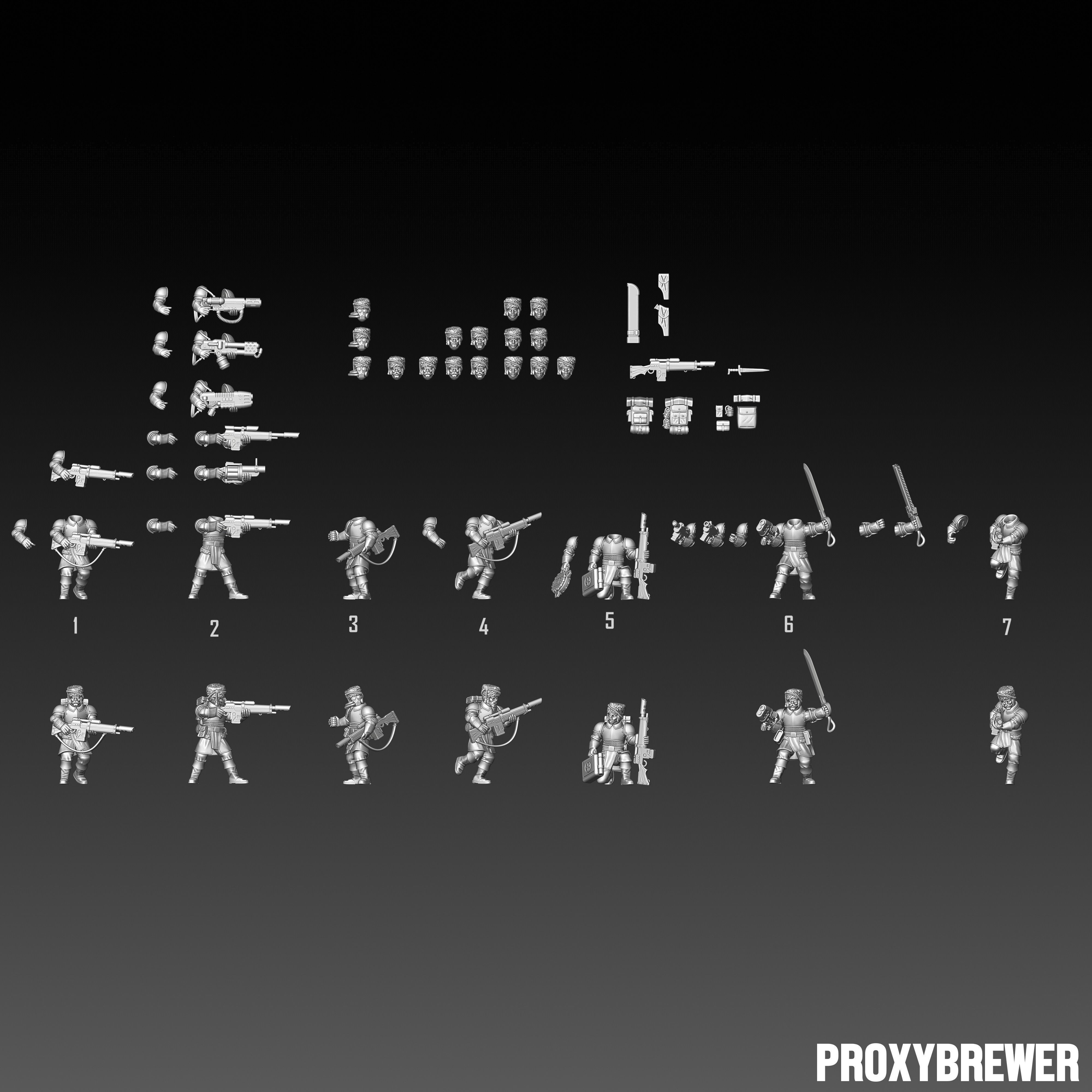 Krylovian Descendants 3D print model_3